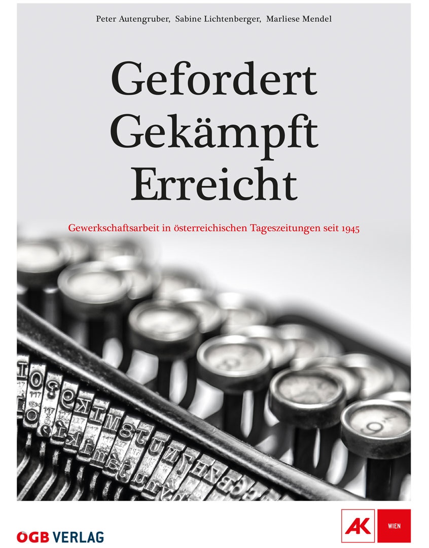 Buchcover Gefordert Gekämpft Erreicht © ÖGB Verlag