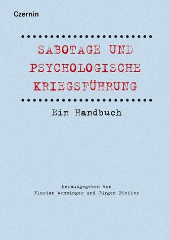 Buchcover Sabotage und psychologische Kriegsführung © Czernin