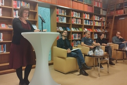 Podium, v.l.n.r.: Therese Garstenauer, Georg Spitaler, Manfred Mugrauer, Ina Markova, Florian Wenninger © IHSF