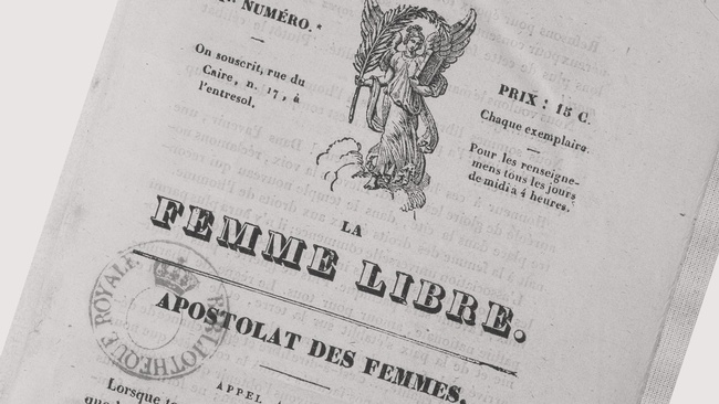 Zeitschrift "La Femme Libre" &copy;  Biblioth&egrave;que Nationale de France
