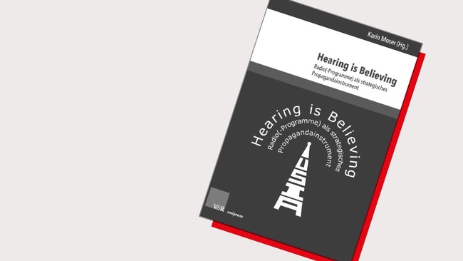 Buchcover Hearing is Believing © © V&R unipress, Bild: Johannes Kaska